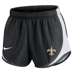 Nike New Orleans Saints Women's Performance Tempo Shorts Black