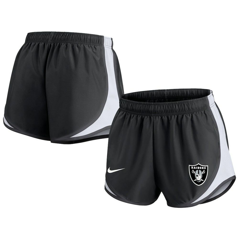 Nike Las Vegas Raiders Women's Performance Tempo Shorts Black