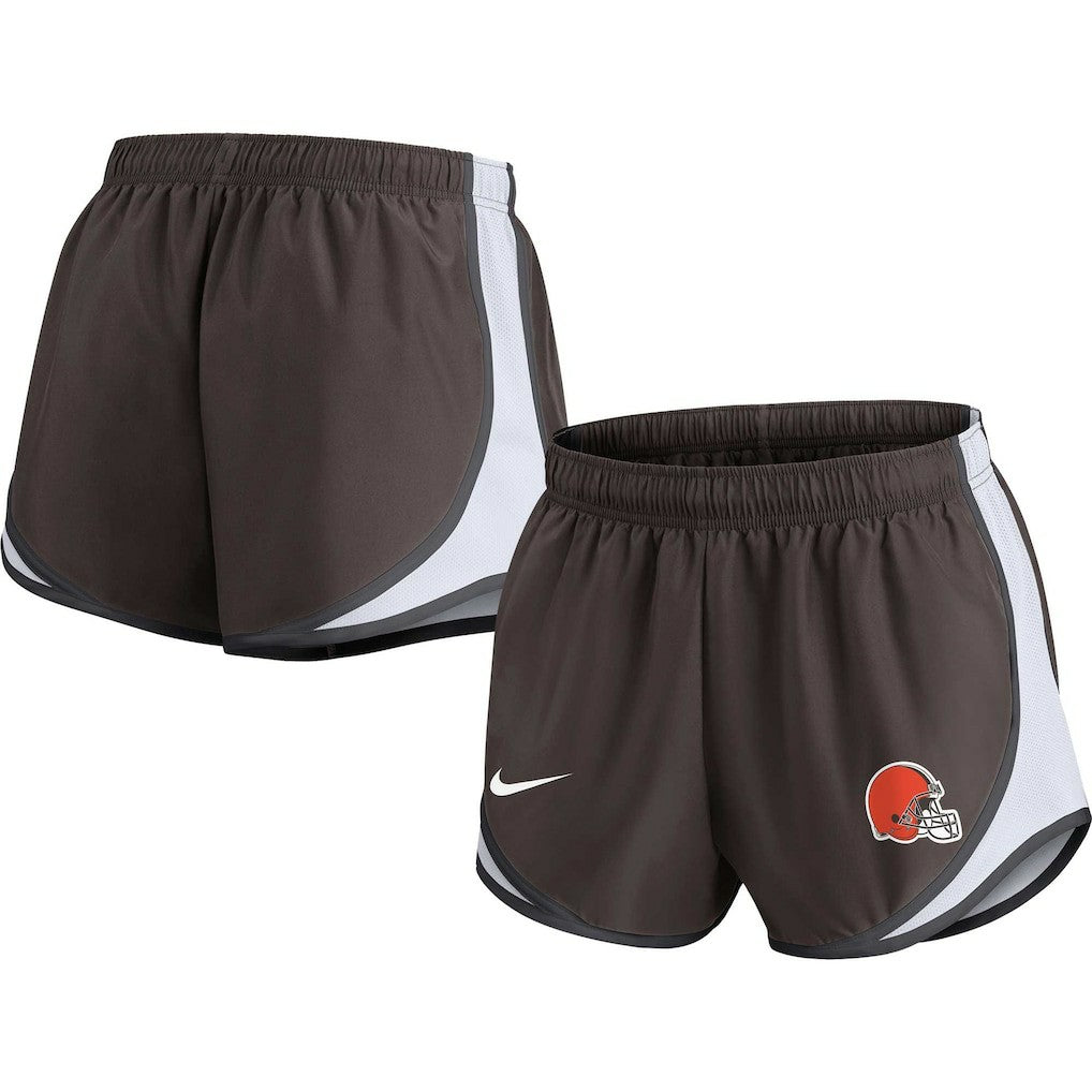 Nike Cleveland Browns Women's Performance Tempo Shorts Brown