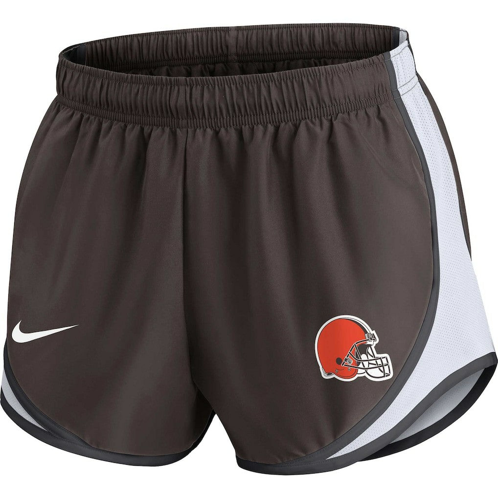 Nike Cleveland Browns Women's Performance Tempo Shorts Brown