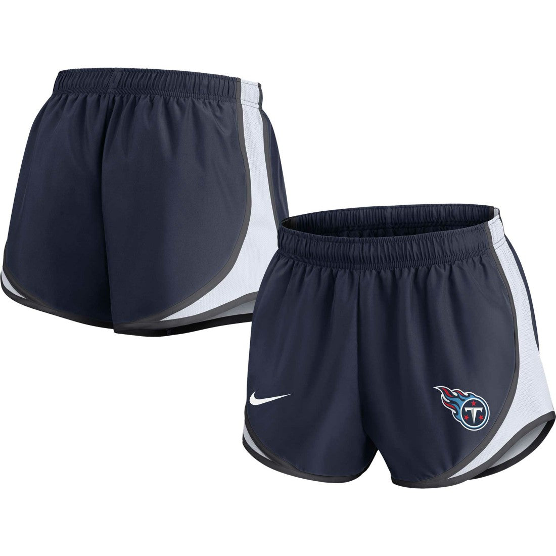 Nike Tennessee Titans Women's Performance Tempo Shorts Navy
