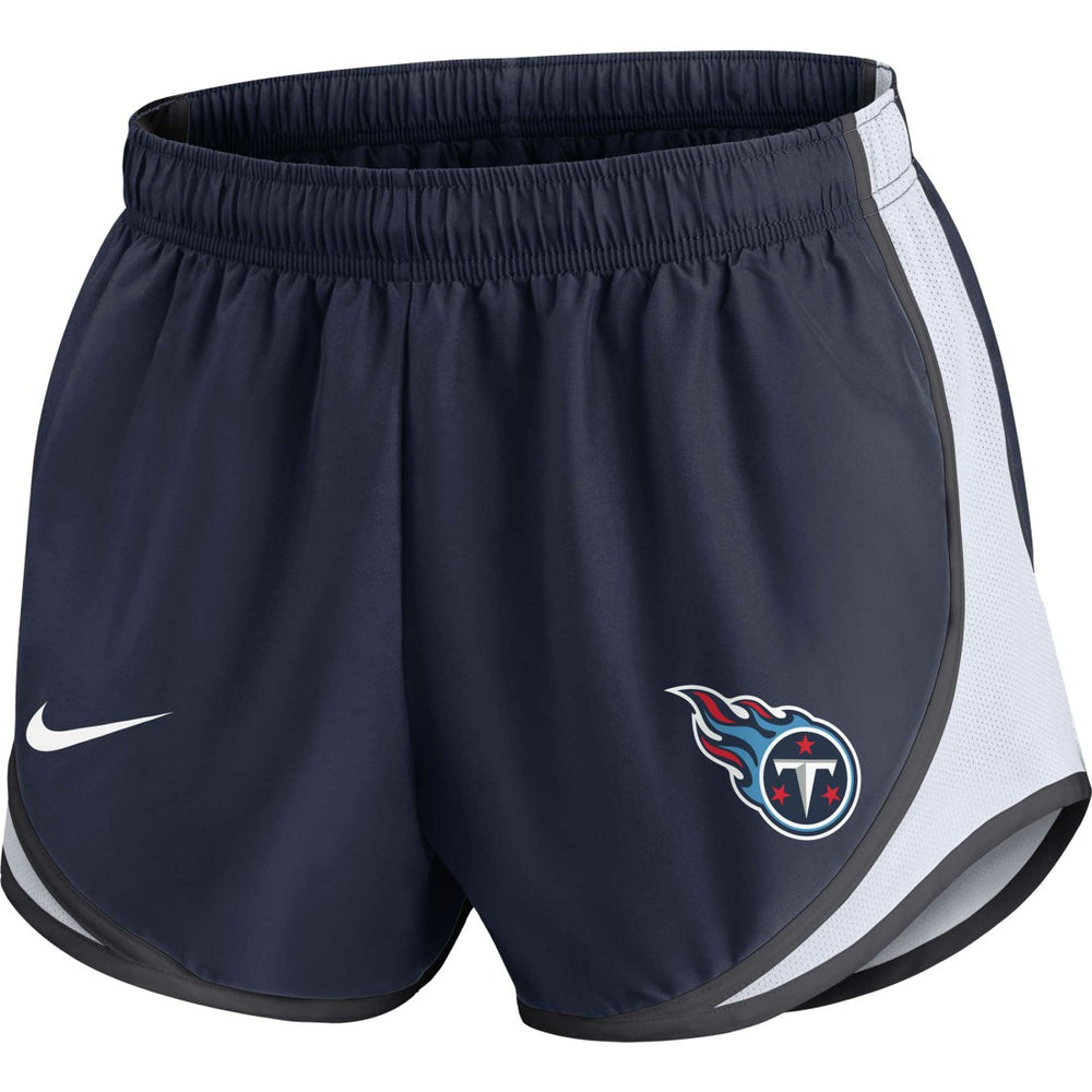 Nike Tennessee Titans Women's Performance Tempo Shorts Navy