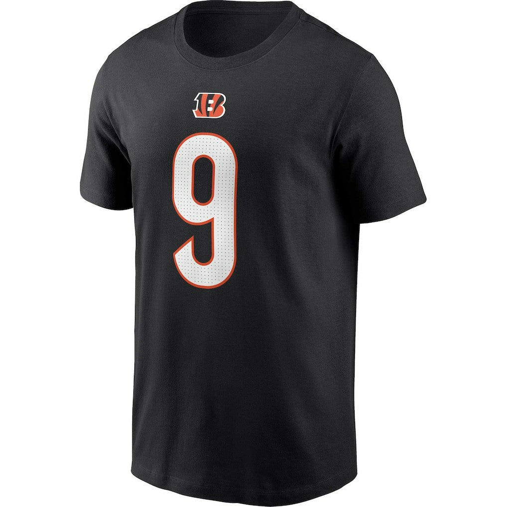Nike Joe Burrow Cincinnati Bengals Player Name & Number T-Shirt Black