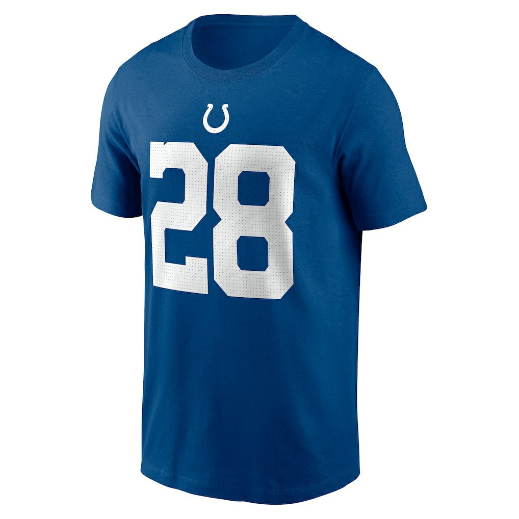 Nike Jonathan Taylor Indianapolis Colts Player Name & Number T-Shirt Royal