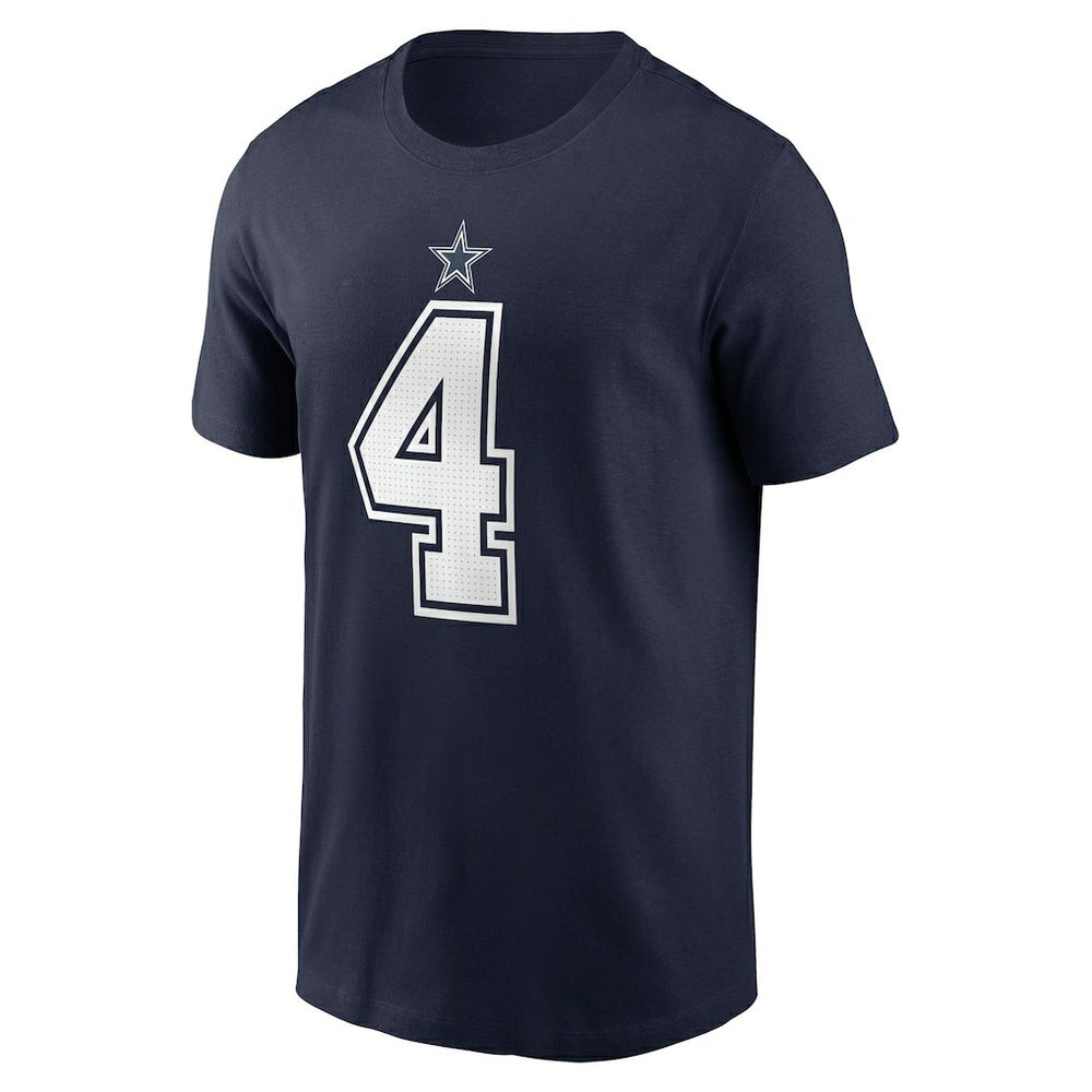 Nike Dak Prescott Dallas Cowboys Player Name & Number T-Shirt Navy