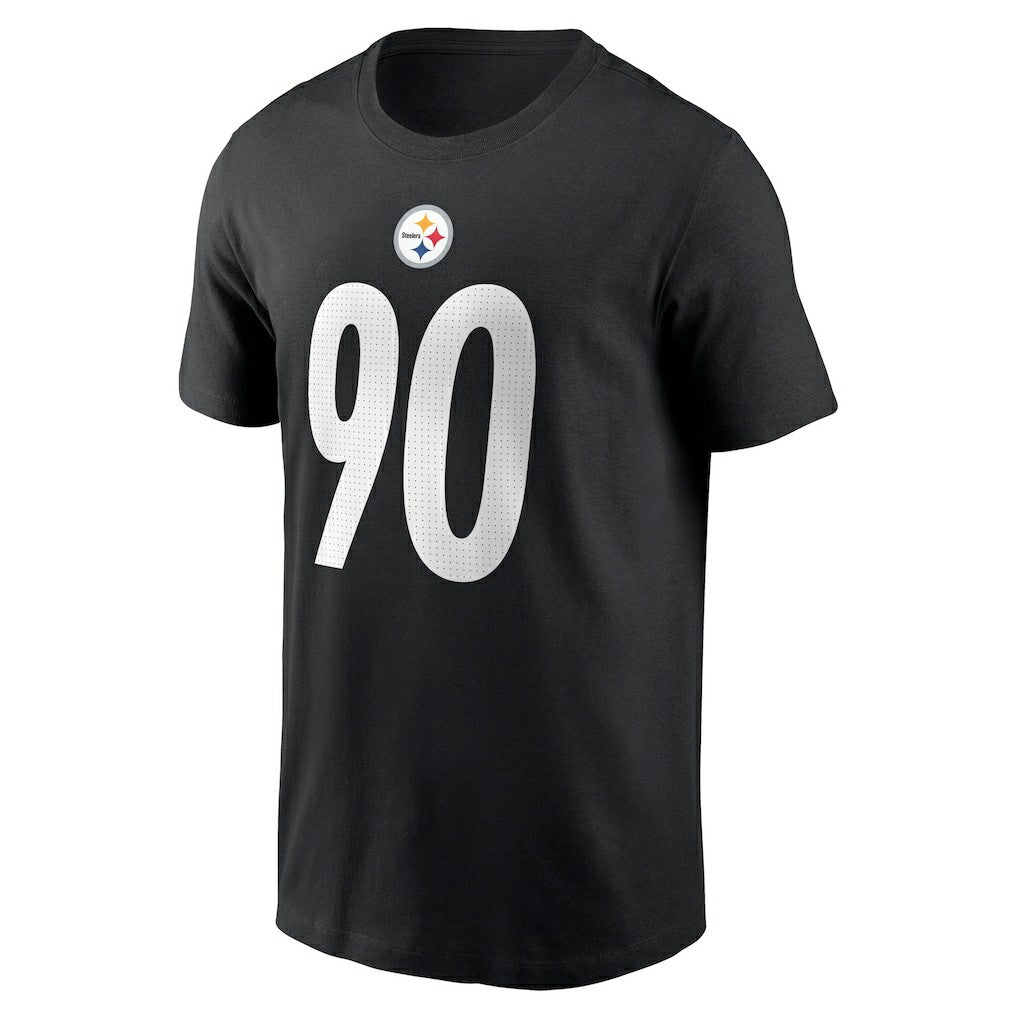 Nike T.J. Watt Pittsburgh Steelers Player Name & Number T-Shirt Black