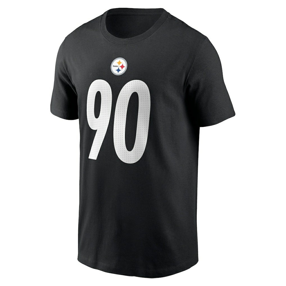 Nike T.J. Watt Pittsburgh Steelers Player Name & Number T-Shirt Black