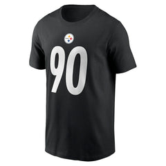Nike T.J. Watt Pittsburgh Steelers Player Name & Number T-Shirt Black