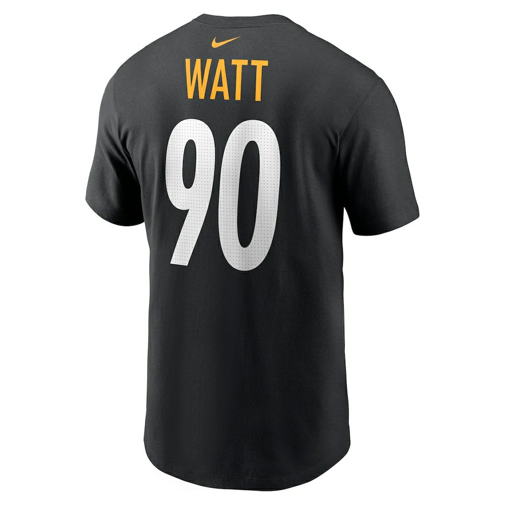 Nike T.J. Watt Pittsburgh Steelers Player Name & Number T-Shirt Black