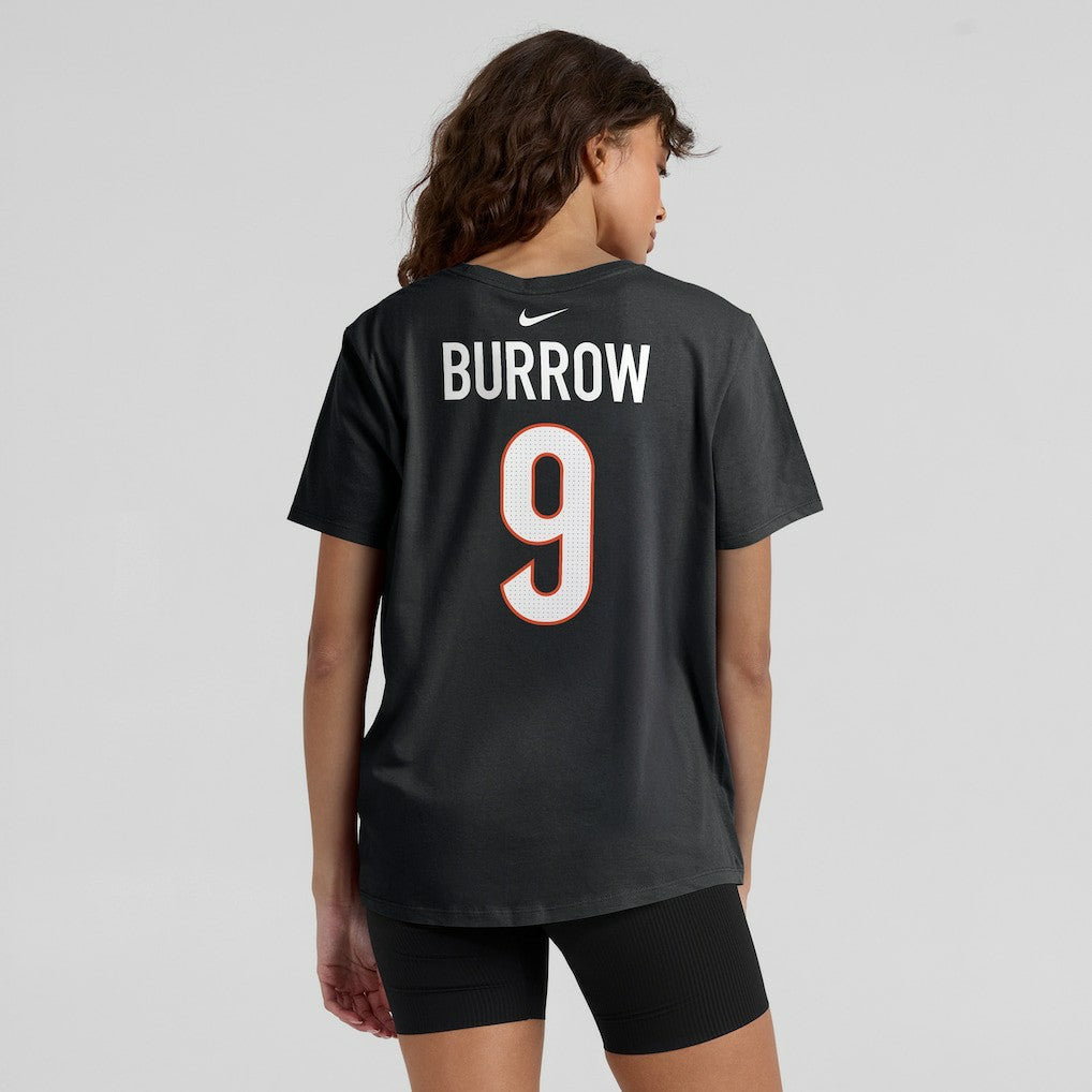 Nike Joe Burrow Cincinnati Bengals Women's Player Name & Number T-Shirt Black