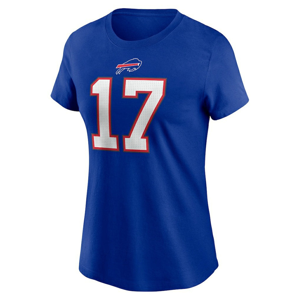Nike Josh Allen Buffalo Bills Women's Player Name & Number T-Shirt Royal