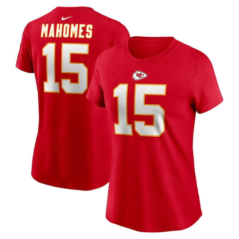 Nike Patrick Mahomes Kansas City Chiefs Women's Player Name & Number T-Shirt Red
