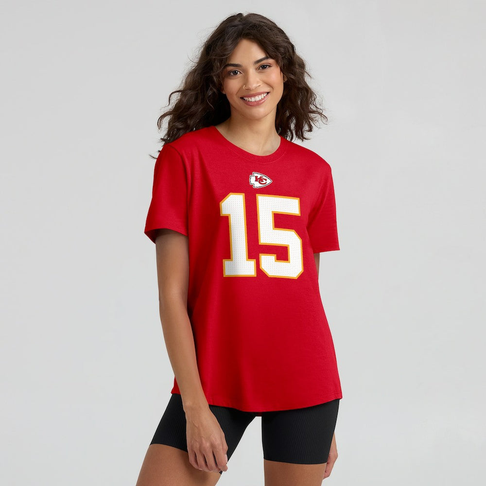 Nike Patrick Mahomes Kansas City Chiefs Women's Player Name & Number T-Shirt Red
