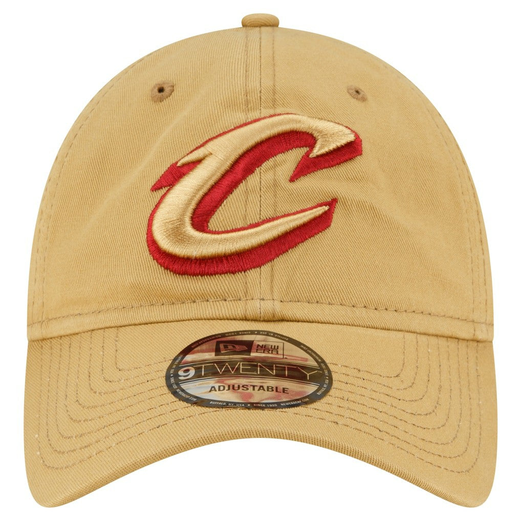 Cleveland Cavaliers Team 2.0 9TWENTY Adjustable Hat for sale Tan | New Era