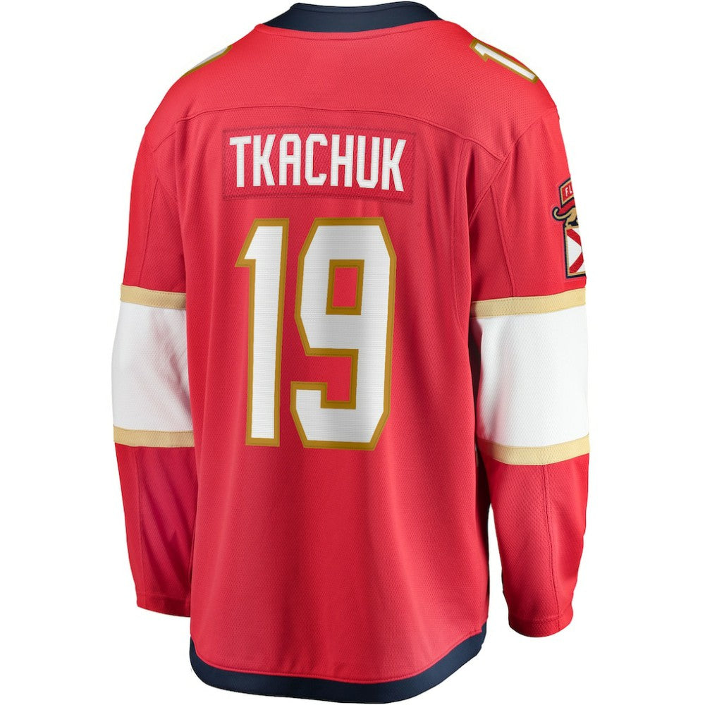 Matthew Tkachuk Florida Panthers Fanatics Home Breakaway Player Jersey - Red - NHL 5021645