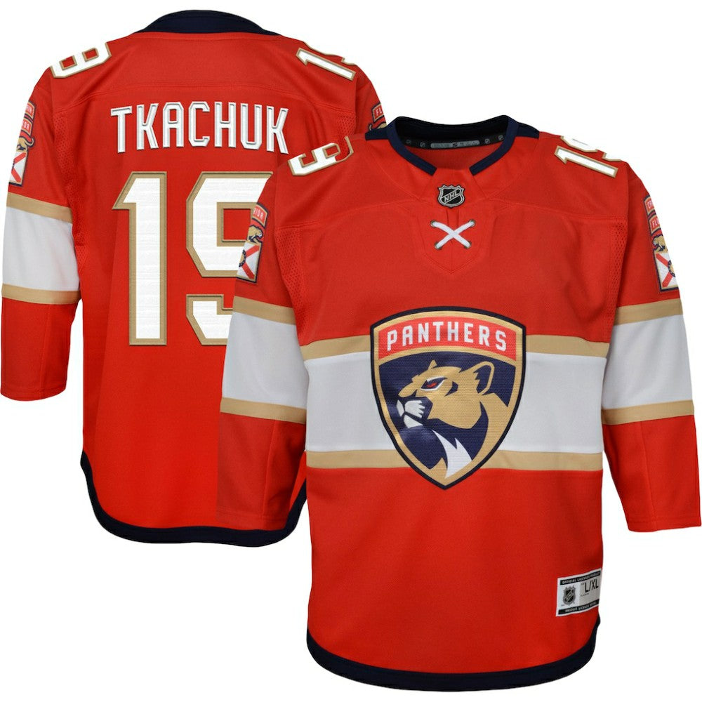 Matthew Tkachuk Florida Panthers Youth Home Premier Player Jersey - Red - NHL 5021932