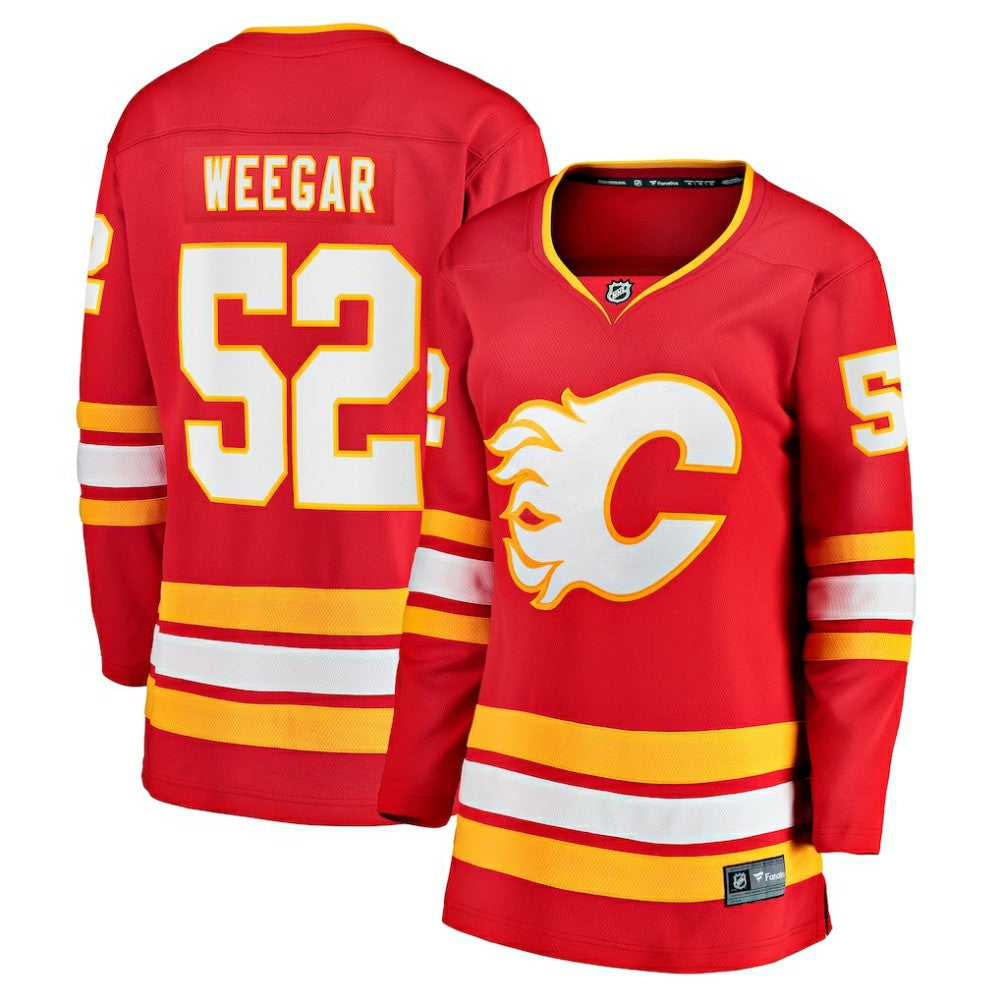 MacKenzie Weegar Calgary Flames Fanatics Women's Home Breakaway Player Jersey - Red - NHL 5022130