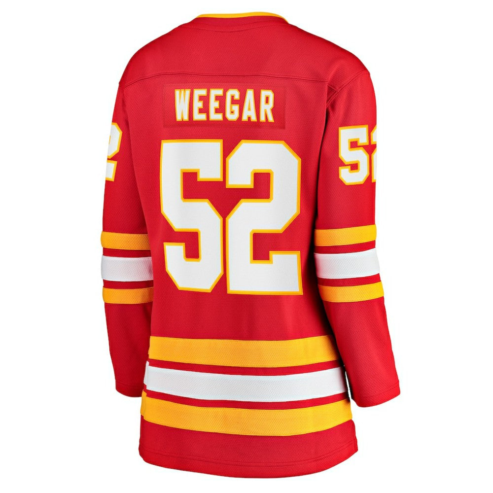 MacKenzie Weegar Calgary Flames Fanatics Women's Home Breakaway Player Jersey - Red - NHL 5022130