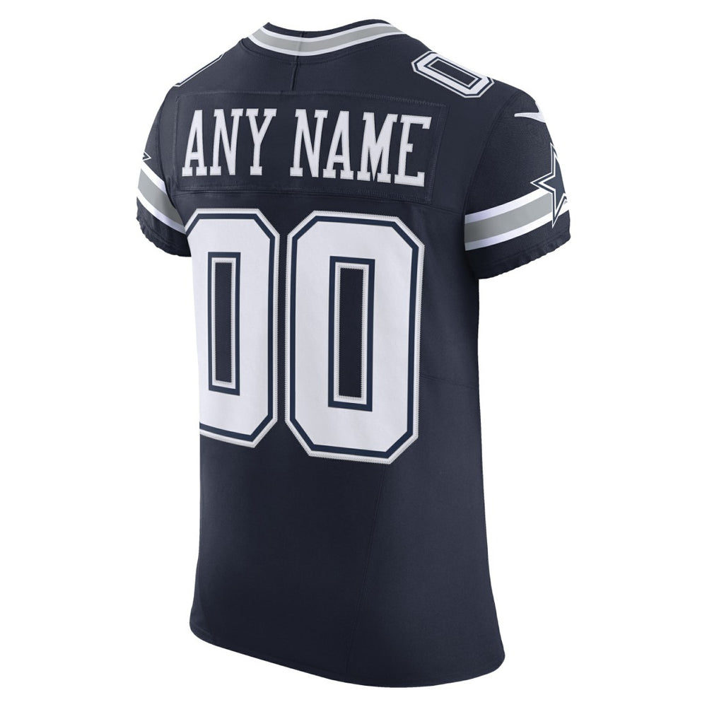 Nike Dallas Cowboys Vapor F.U.S.E. Elite Custom Jersey Navy