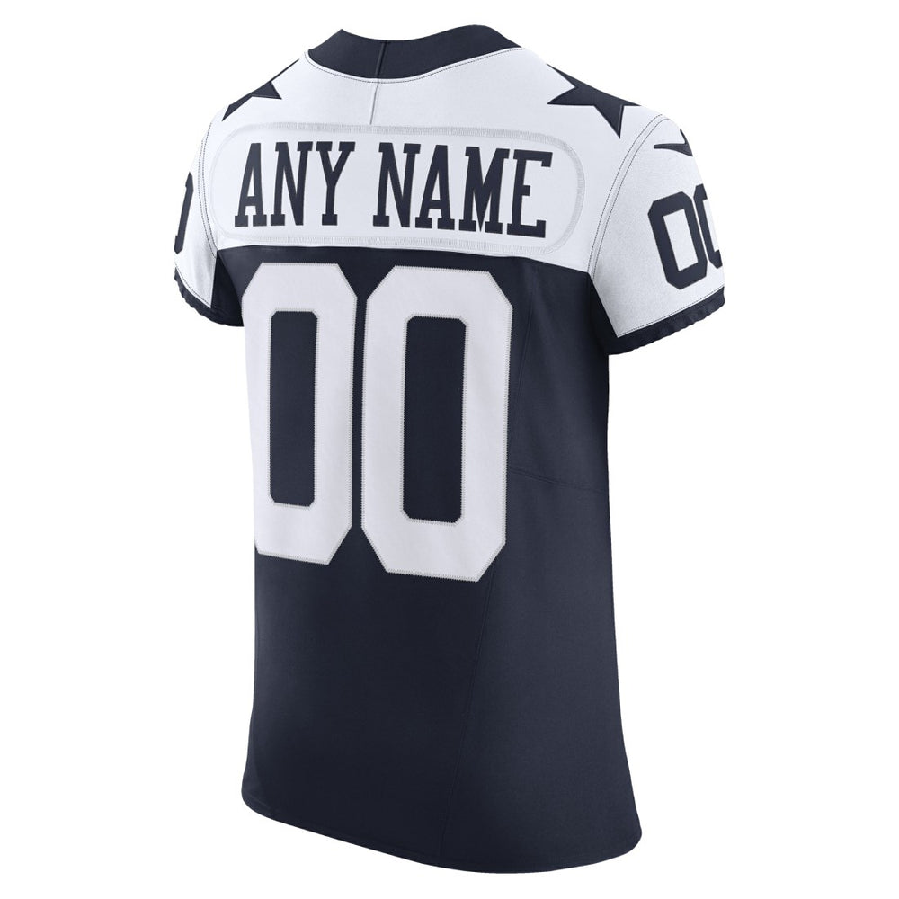 Nike Dallas Cowboys Vapor F.U.S.E. Elite Custom Jersey Navy