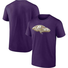 Fanatics Baltimore Ravens Chrome Dimension T-Shirt Purple