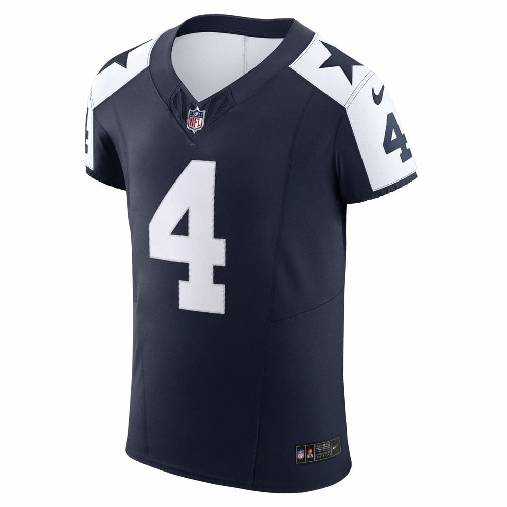 Nike Dak Prescott Dallas Cowboys Alternate Vapor F.U.S.E. Elite Jersey Navy