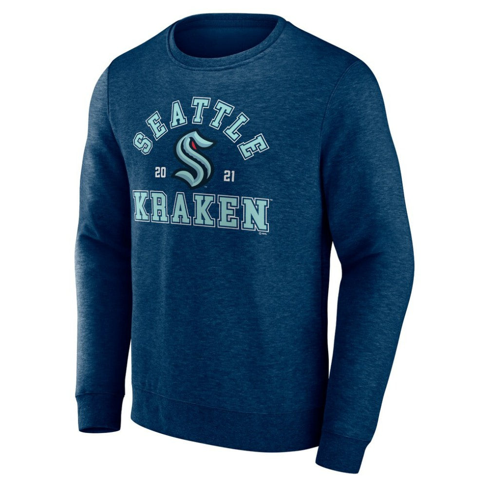 Seattle Kraken Fanatics Classic Arch Pullover Sweatshirt - Navy - NHL 5022441