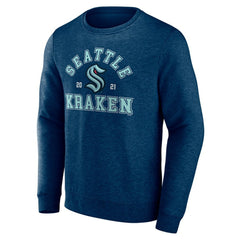 Seattle Kraken Fanatics Classic Arch Pullover Sweatshirt - Navy - NHL 5022441