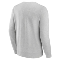 New York Mets Fanatics Simplicity Pullover Sweatshirt - Heather Gray - Fanatics Lifestyle