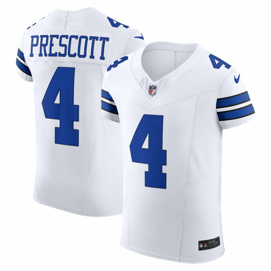 Nike Dak Prescott Dallas Cowboys Vapor F.U.S.E. Elite Jersey White