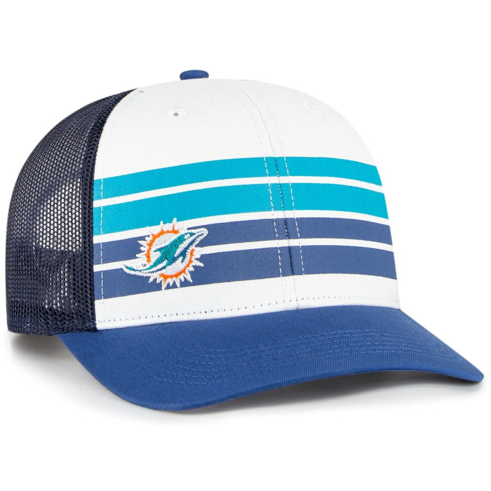 47 brand Miami Dolphins '47 Youth Cove Trucker Snapback Hat White/Blue