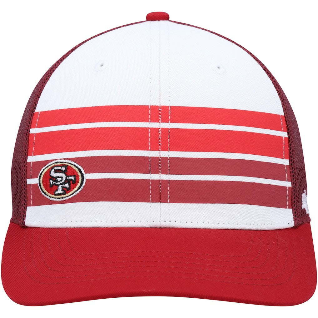 47 brand San Francisco 49ers '47 Youth Cove Trucker Snapback Hat White/Scarlet