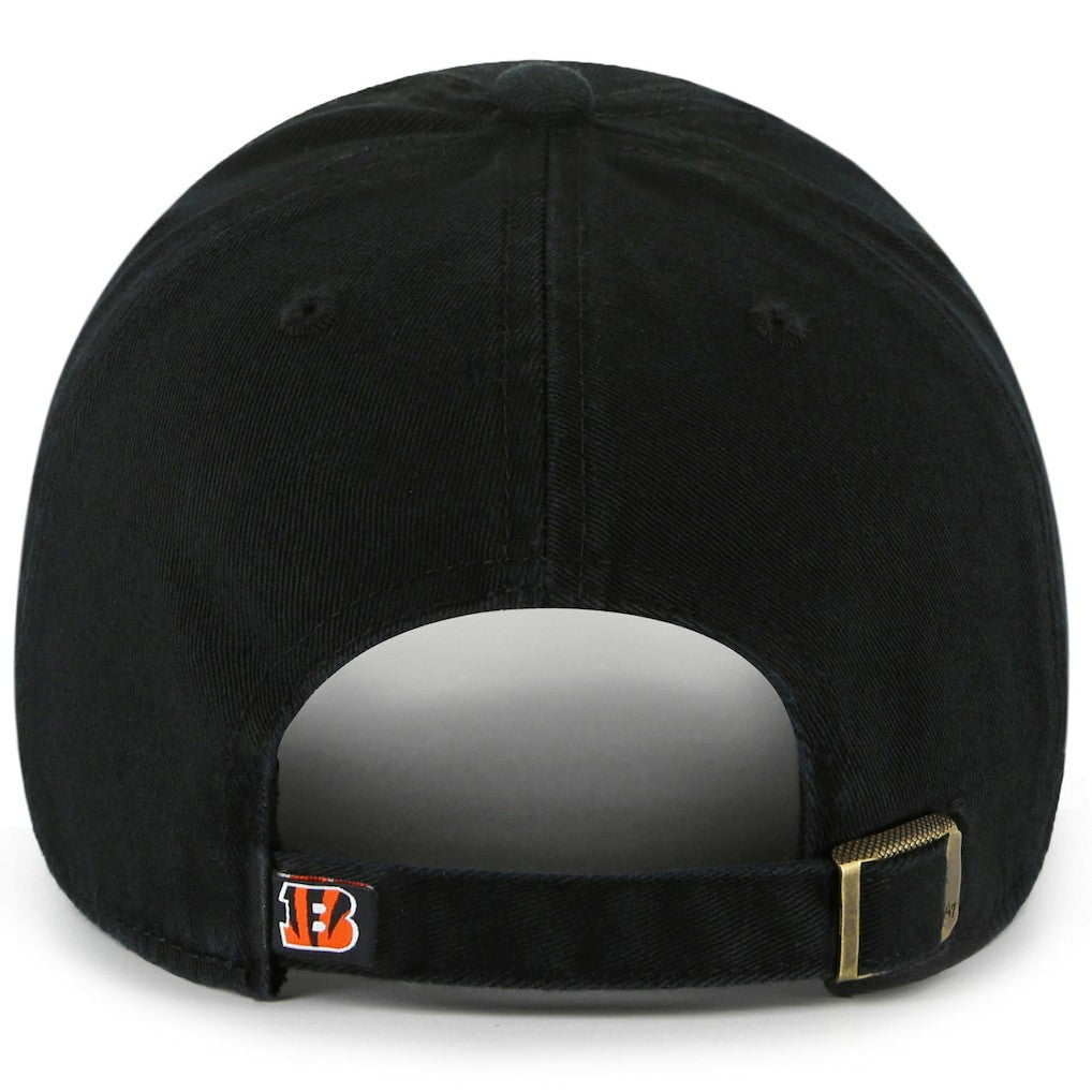 47 brand Cincinnati Bengals '47 Team Pride Clean Up Adjustable Hat Black