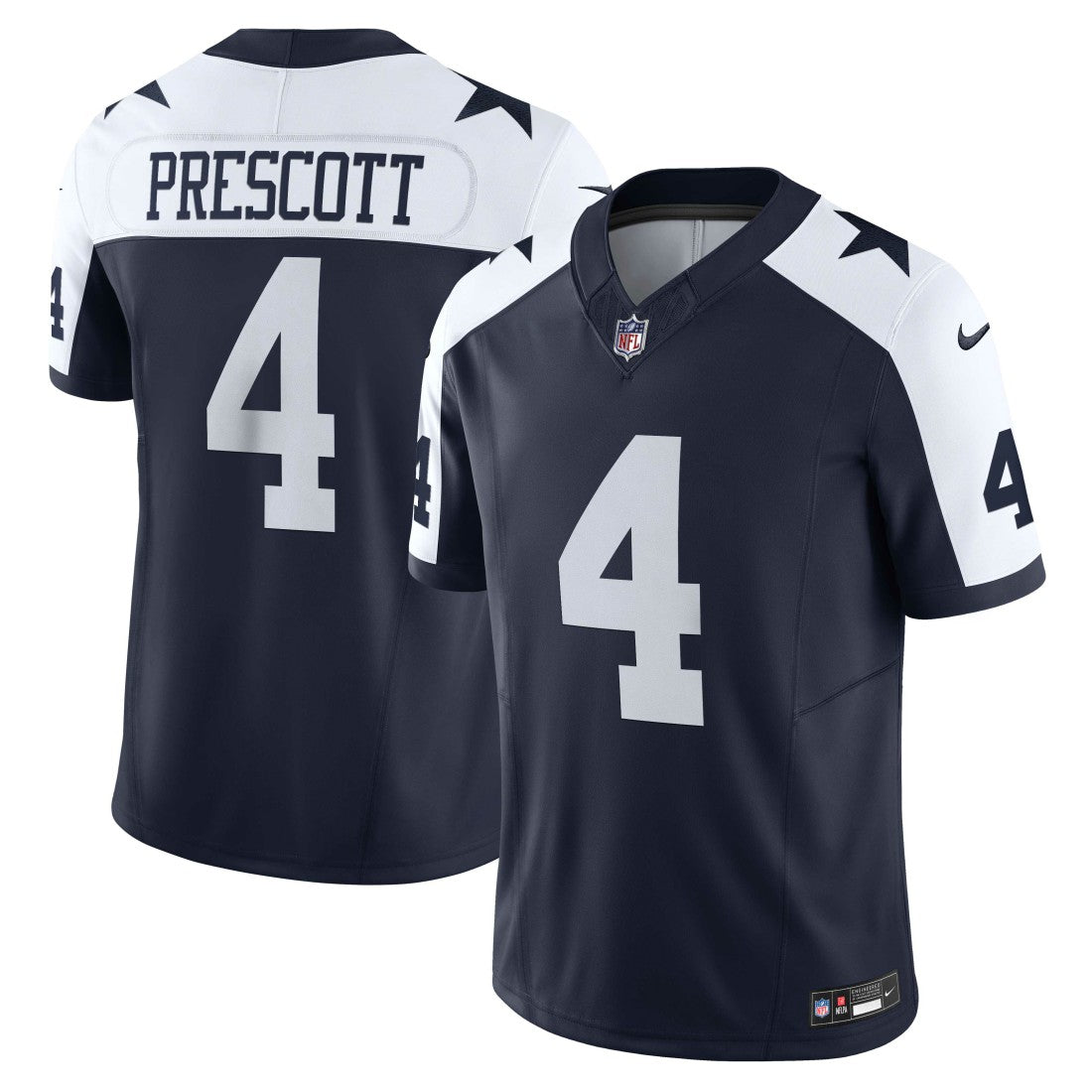 Nike Dak Prescott Dallas Cowboys Vapor F.U.S.E. Limited Jersey Navy
