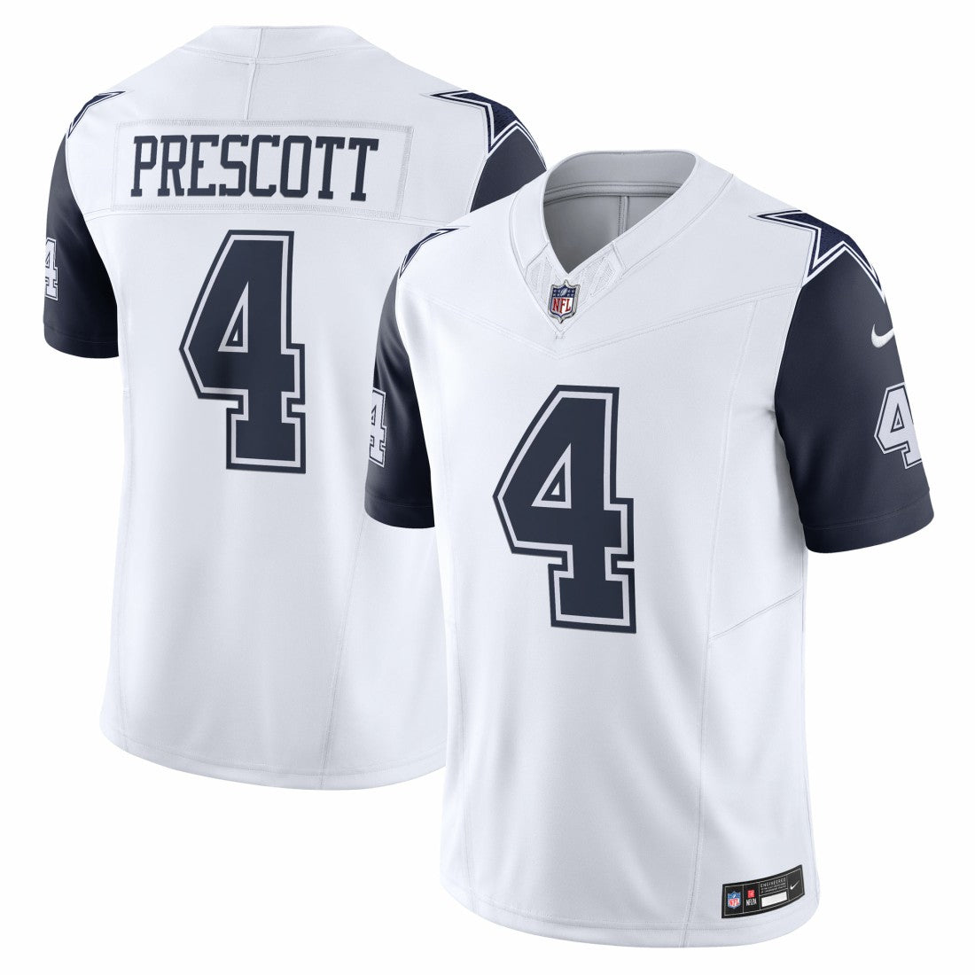 Nike Dak Prescott Dallas Cowboys Vapor F.U.S.E. Limited Jersey White