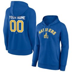Seattle Mariners Women's Personalized Cooperstown Collection Winning Streak Pullover Hoodie - Royal - MLB Online