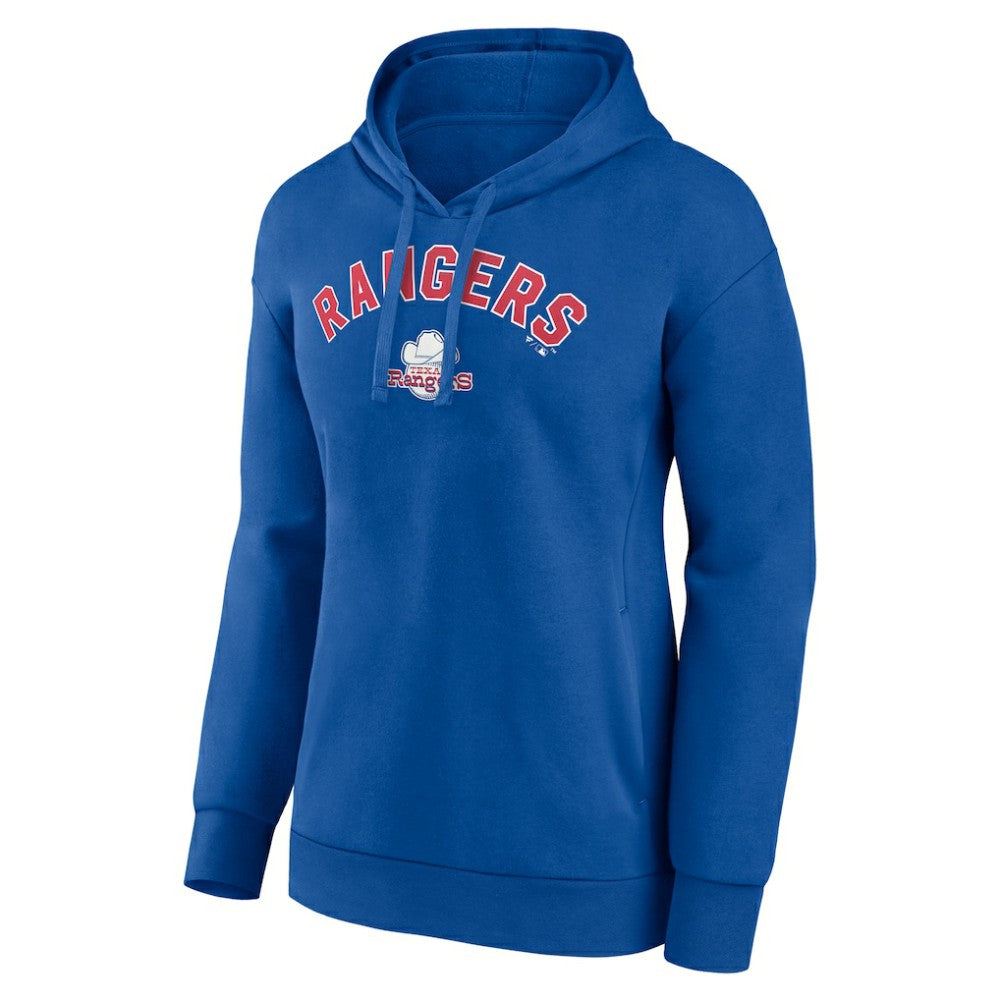 Texas Rangers Women's Personalized Cooperstown Collection Winning Streak Pullover Hoodie - Royal - MLB Online