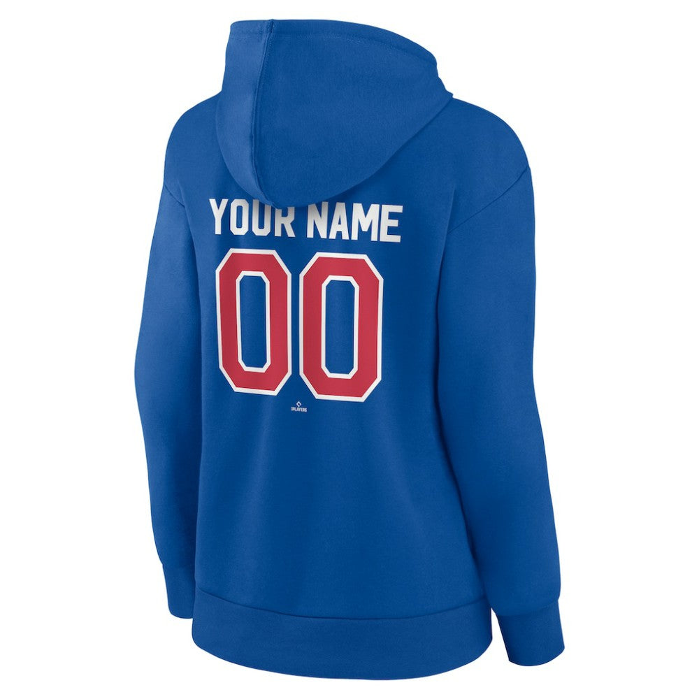 Texas Rangers Women's Personalized Cooperstown Collection Winning Streak Pullover Hoodie - Royal - MLB Online