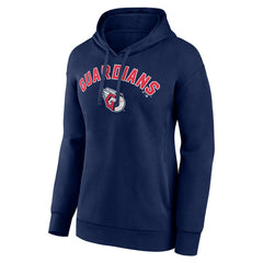Cleveland Guardians Women's Personalized Team Winning Streak Pullover Hoodie - Navy - MLB Sale