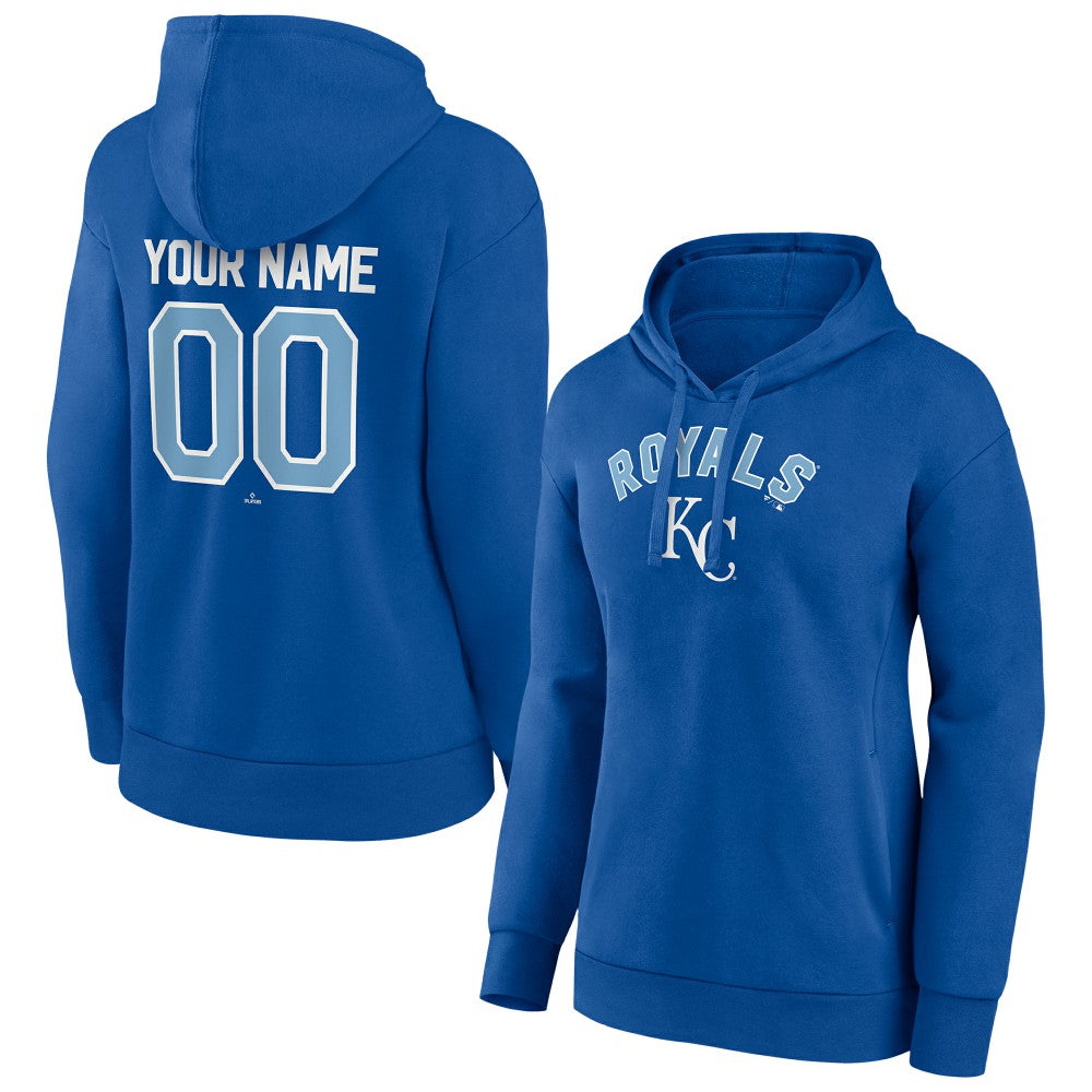 Kansas City Royals Women's Personalized Team Winning Streak Pullover Hoodie - Royal - MLB Online