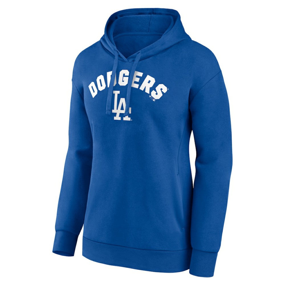 Los Angeles Dodgers Women's Personalized Team Winning Streak Pullover Hoodie - Royal - MLB Lifestyle