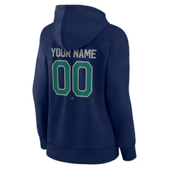 Seattle Mariners Women's Personalized Team Winning Streak Pullover Hoodie - Navy - MLB Discount