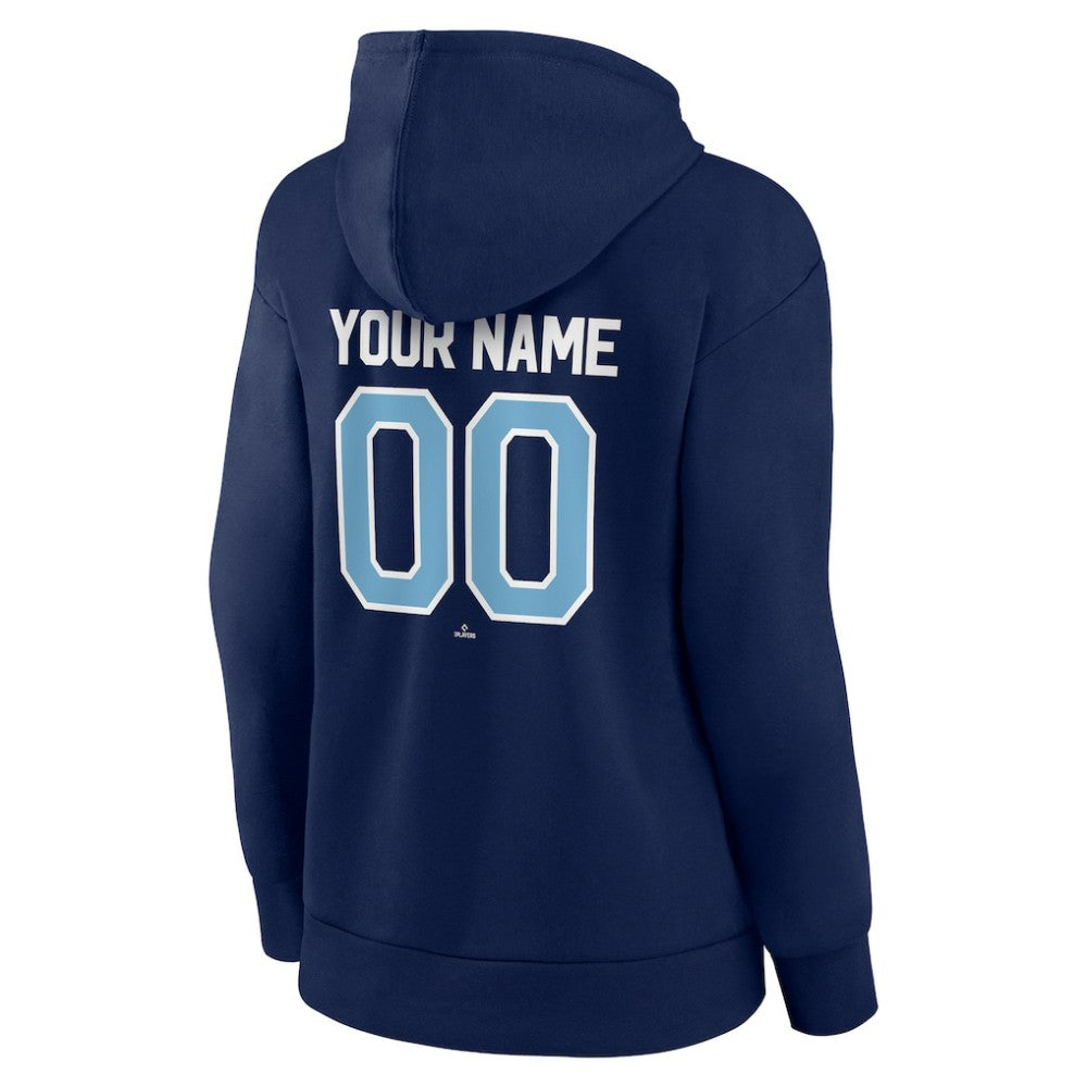 Tampa Bay Rays Women's Personalized Team Winning Streak Pullover Hoodie - Navy - MLB Discount