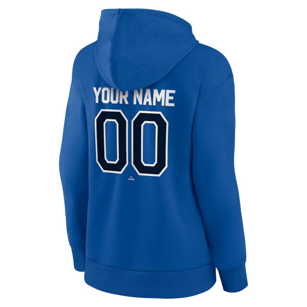 Toronto Blue Jays Women's Personalized Team Winning Streak Pullover Hoodie - Royal - MLB Discount