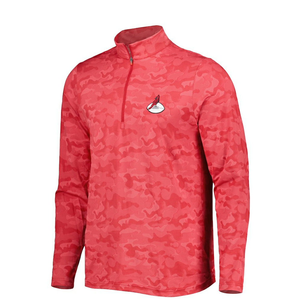 Arizona Cardinals Antigua Brigade Throwback Quarter-Zip Top Red