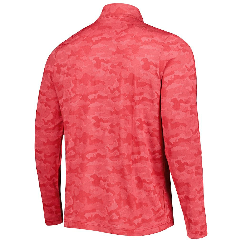 Arizona Cardinals Antigua Brigade Throwback Quarter-Zip Top Red