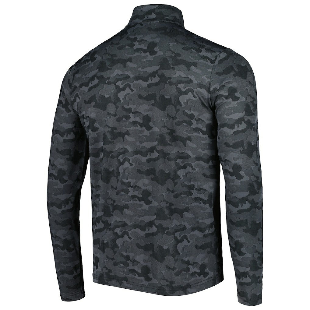 Atlanta Falcons Antigua Brigade Quarter-Zip Sweatshirt Black
