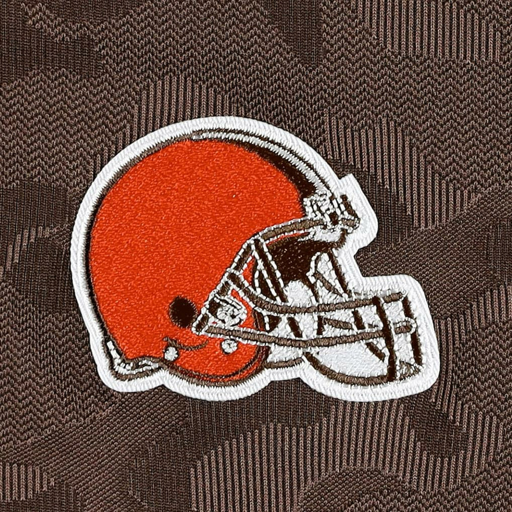 Cleveland Browns Antigua Brigade Quarter-Zip Sweatshirt Brown