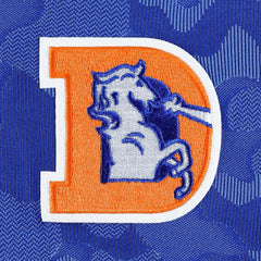 Denver Broncos Antigua Brigade Throwback Quarter-Zip Top Royal