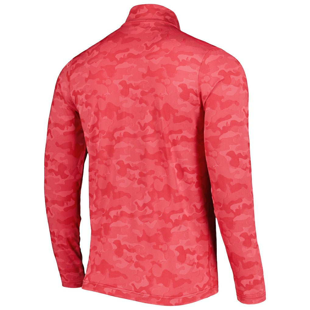 Kansas City Chiefs Antigua Brigade Quarter-Zip Sweatshirt Red